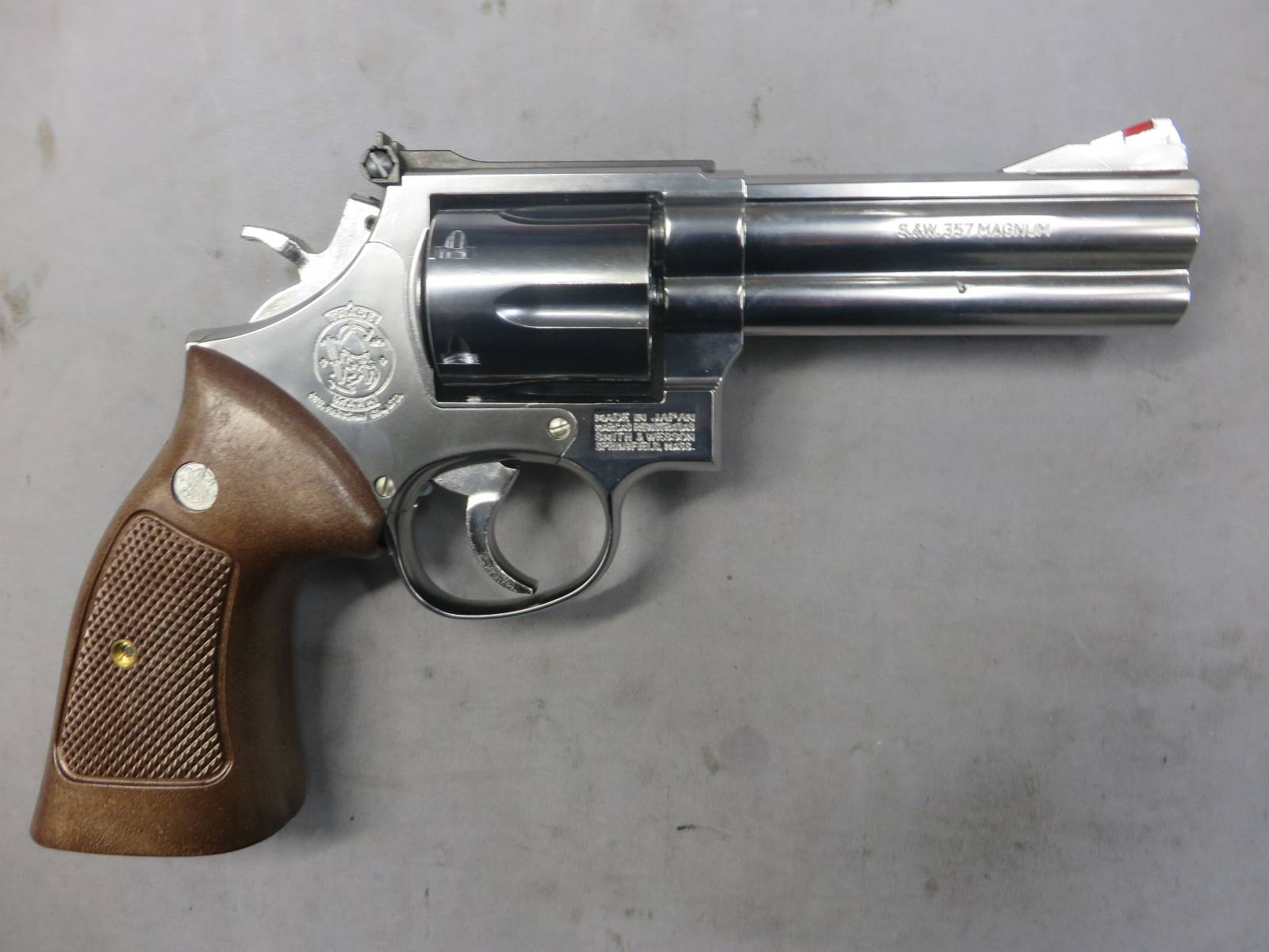 【マルシン】S&W M686 4in シルバー ABS プラグリップ　 モデルガン