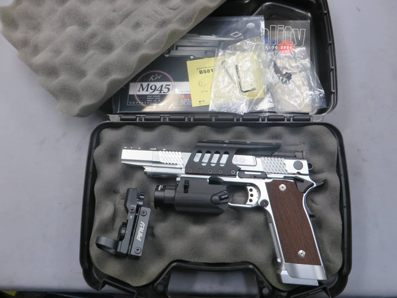 【KSC】M945フルハウス シルバー・マウント・ダットサイト・ライト　KSCメーカー活動１０周年記念M945リミテッド（限定）シリーズ