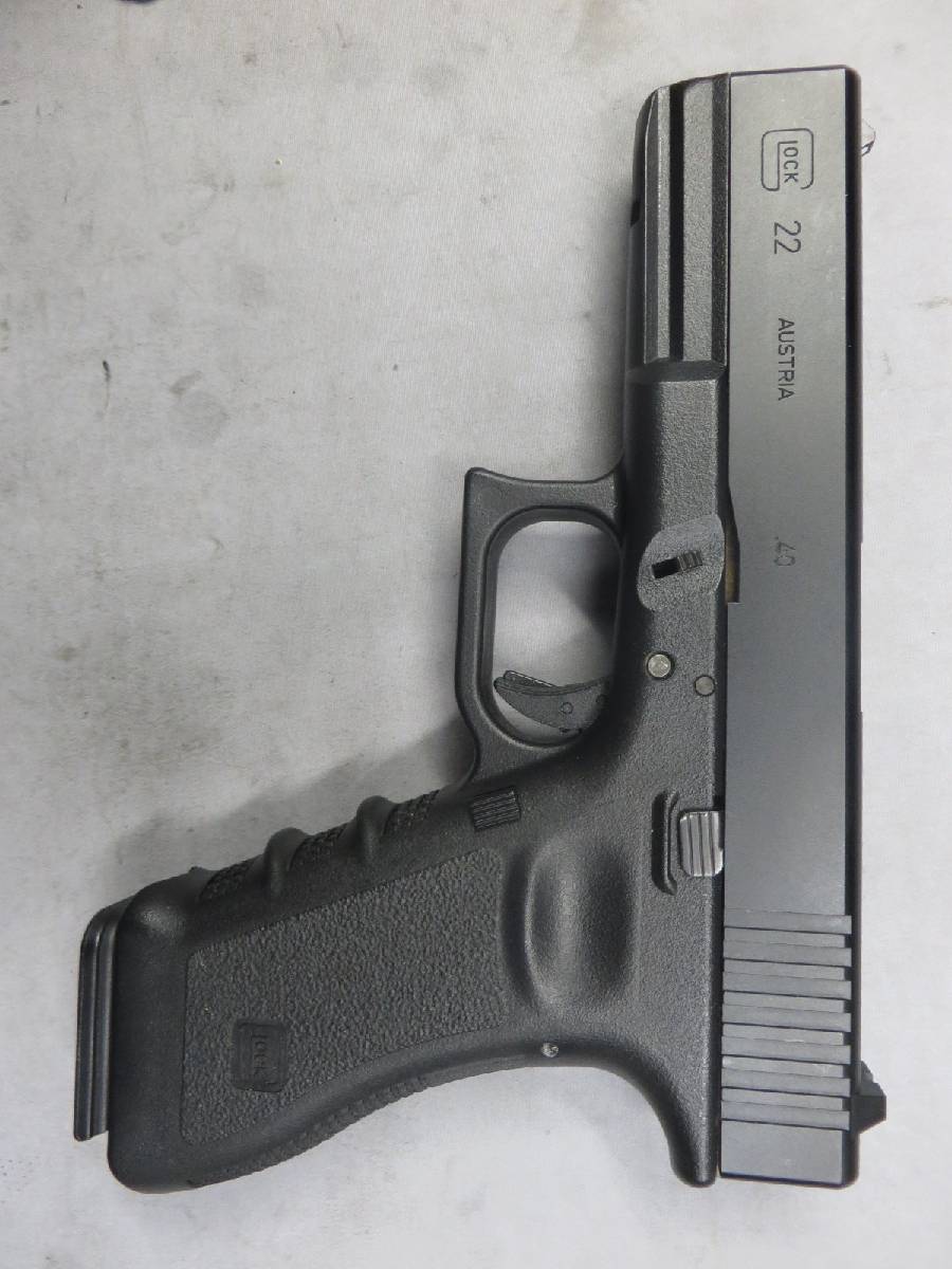 【東京マルイ】グロック 22 .40S&W CALIBER PISTOL G22・デトネーター アルミスライド・リアル刻印フレーム