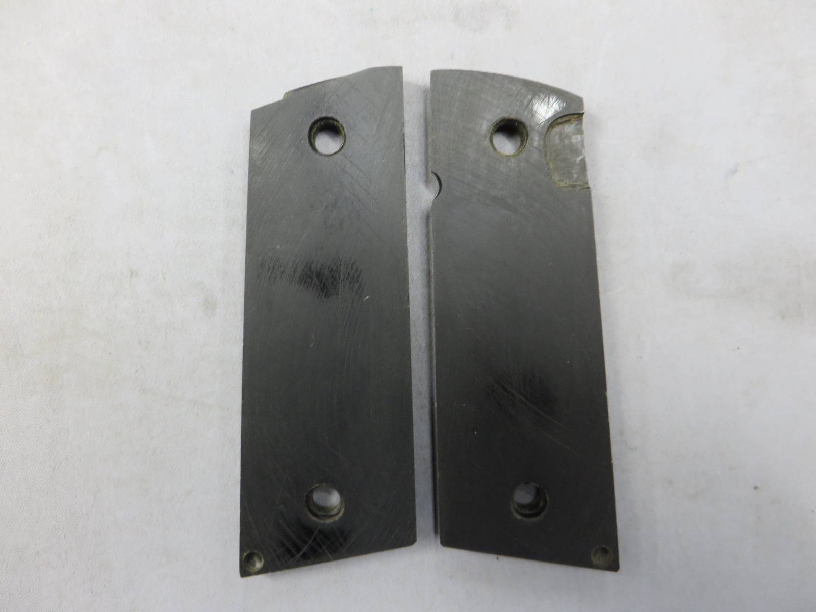 【不明】1911・ガバメント ダイヤチェッカー 木製グリップ