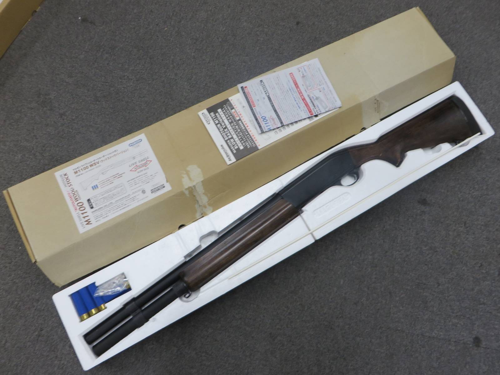 【マルゼン】ショットガン M1100 ウッドストック バージョン