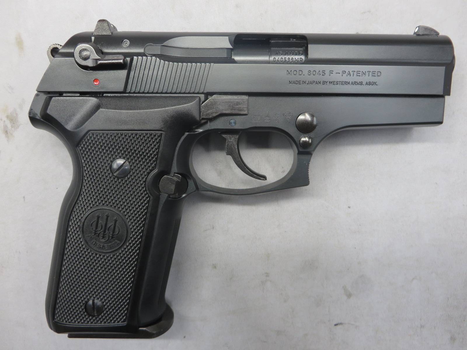 【ウエスタンアームズ】ベレッタM8045クーガーF　ガンブラック