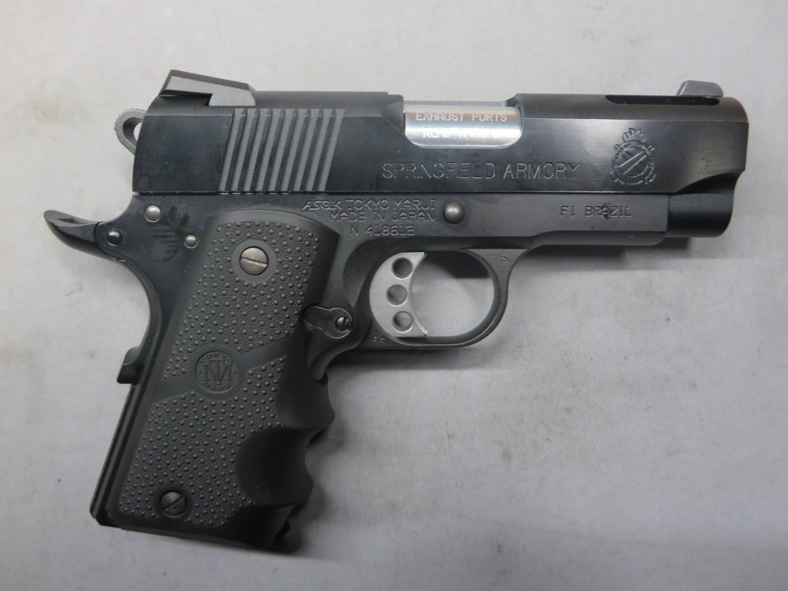 【東京マルイ】V10ウルトラコンパクト ブラック・アルミスライドカスタム（サイドアームズ）