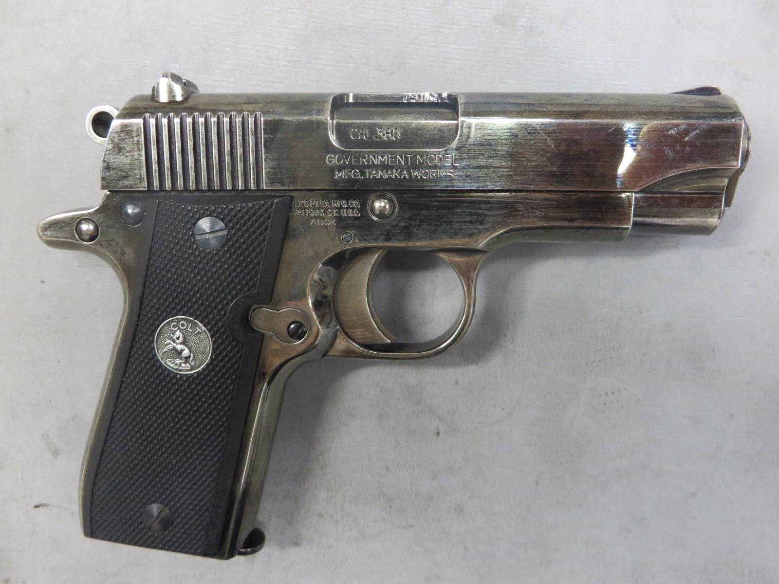 【タナカ】コルト ガバメント.380AUTO ビンテージブルーフィニッシュ