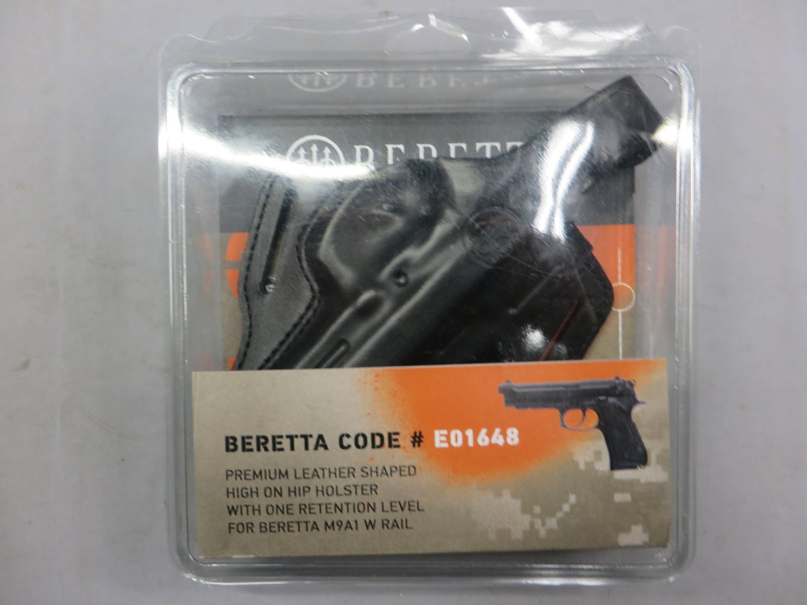 【Beretta】Beretta M9A1  Premium Leather Shaped Hight on Hip ホルスター