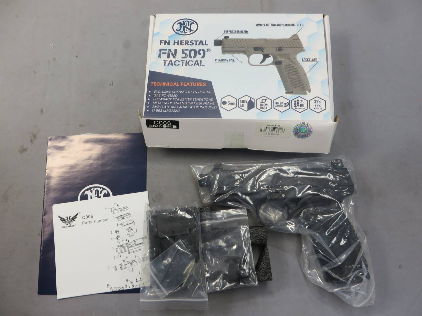 【EMG・CyberGun】FN 509 メタルスライド