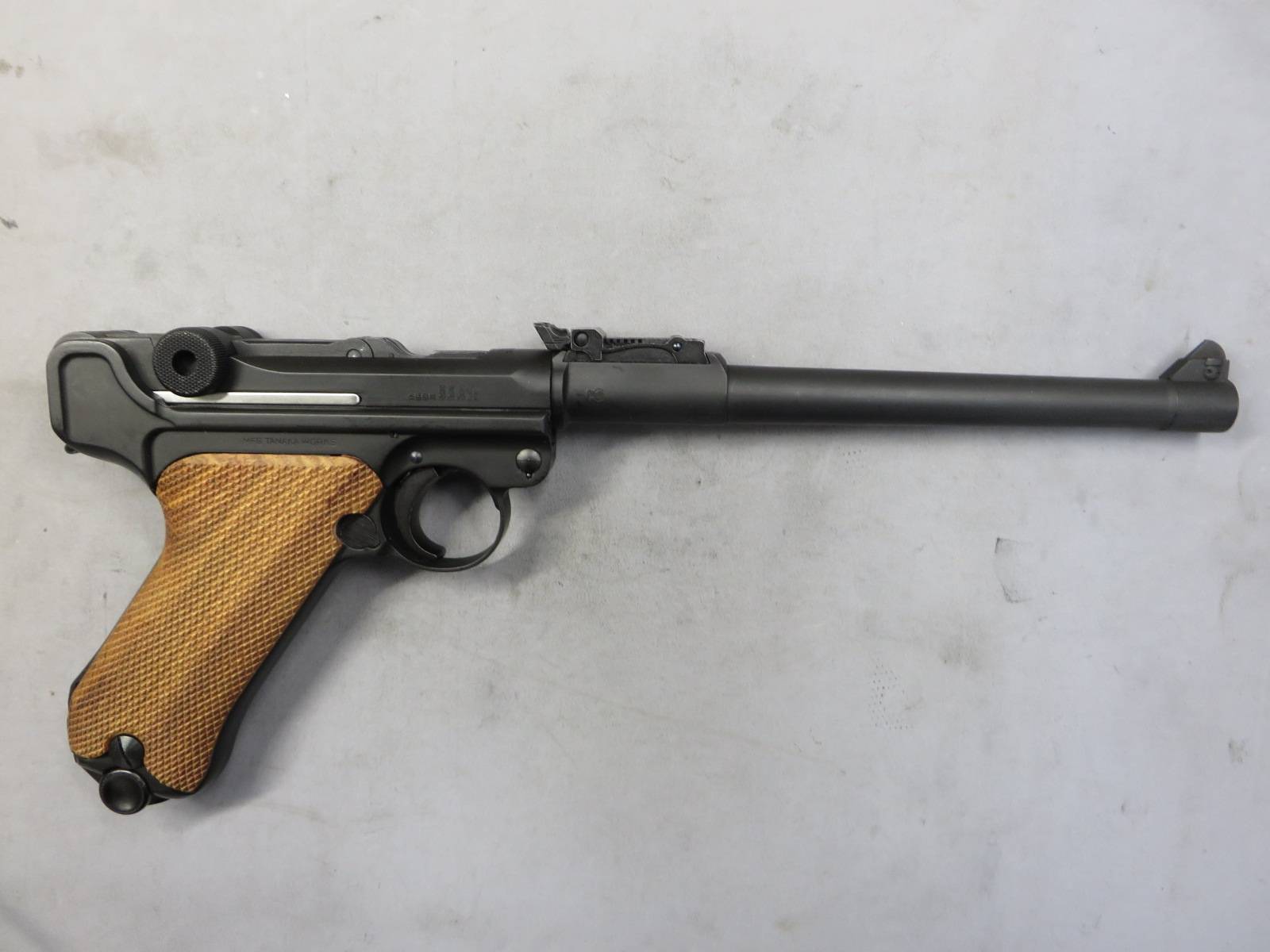 【タナカ】ルガーP08 8in HW・木製グリップ