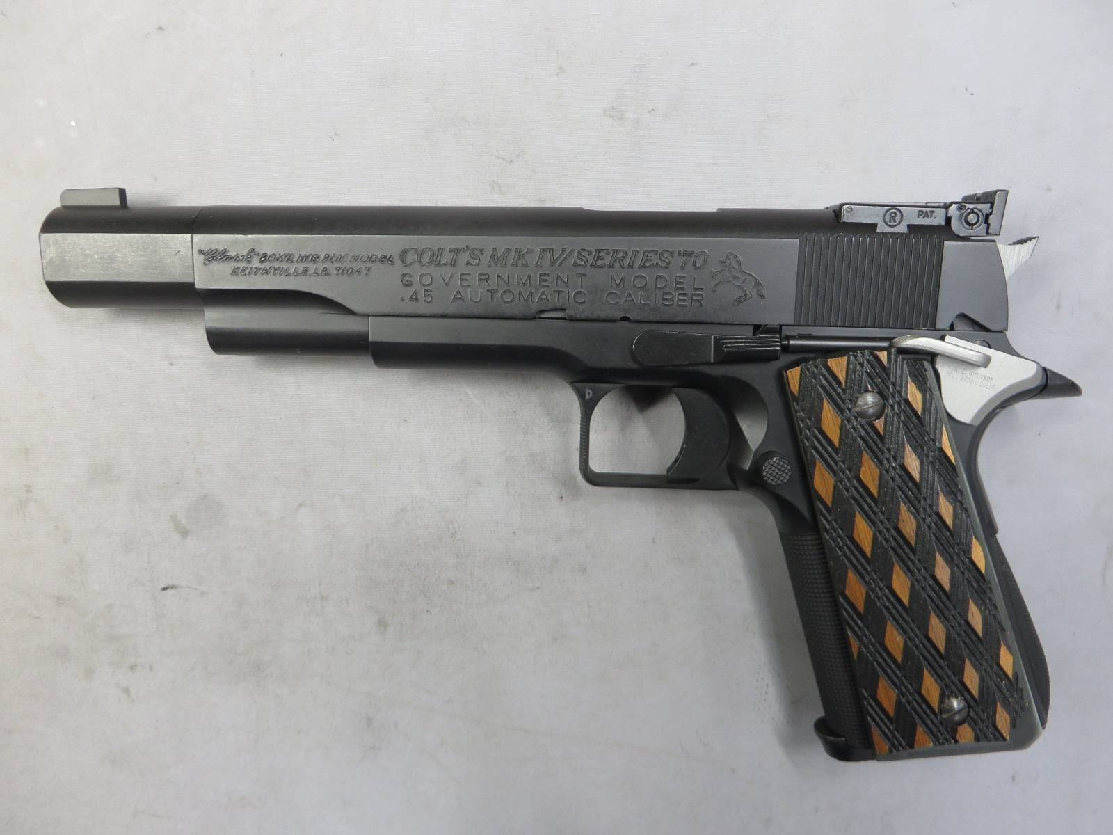 【ウエスタンアームズ】PIN GUN  ブラック・クラークボーリングピンモデル