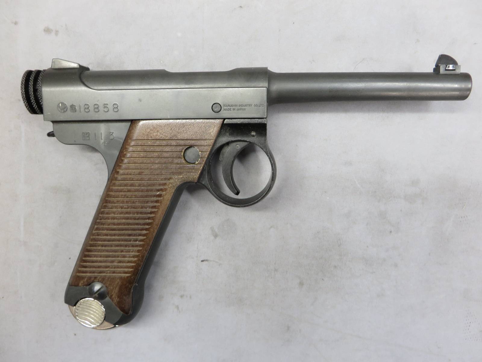 【マルシン】南部14年式 前期型 木製グリップ 8ｍｍBB ブローバック