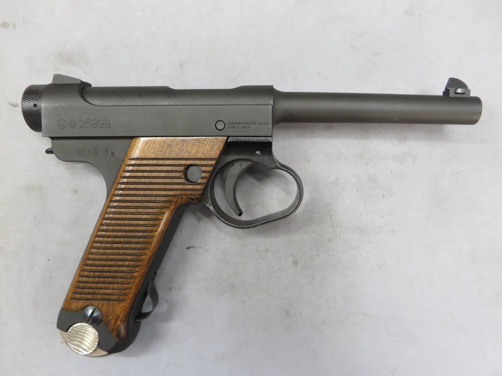 【マルシン】南部14年式 後期型 HW 木製グリップ 8ｍｍBB ブローバック