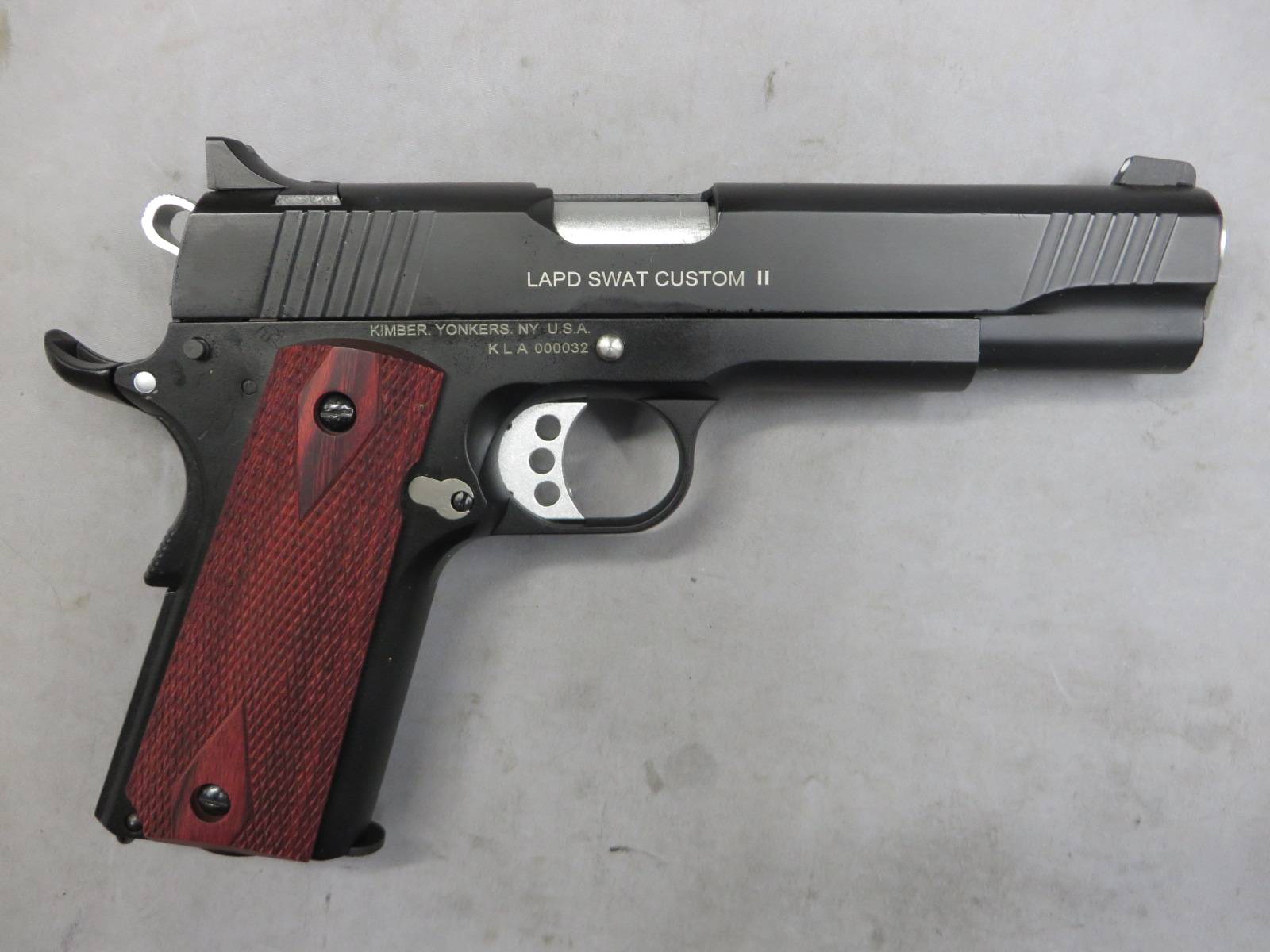【DoubleBell】Kimber SWATカスタムⅡ・木製グリップ・メタルスライド