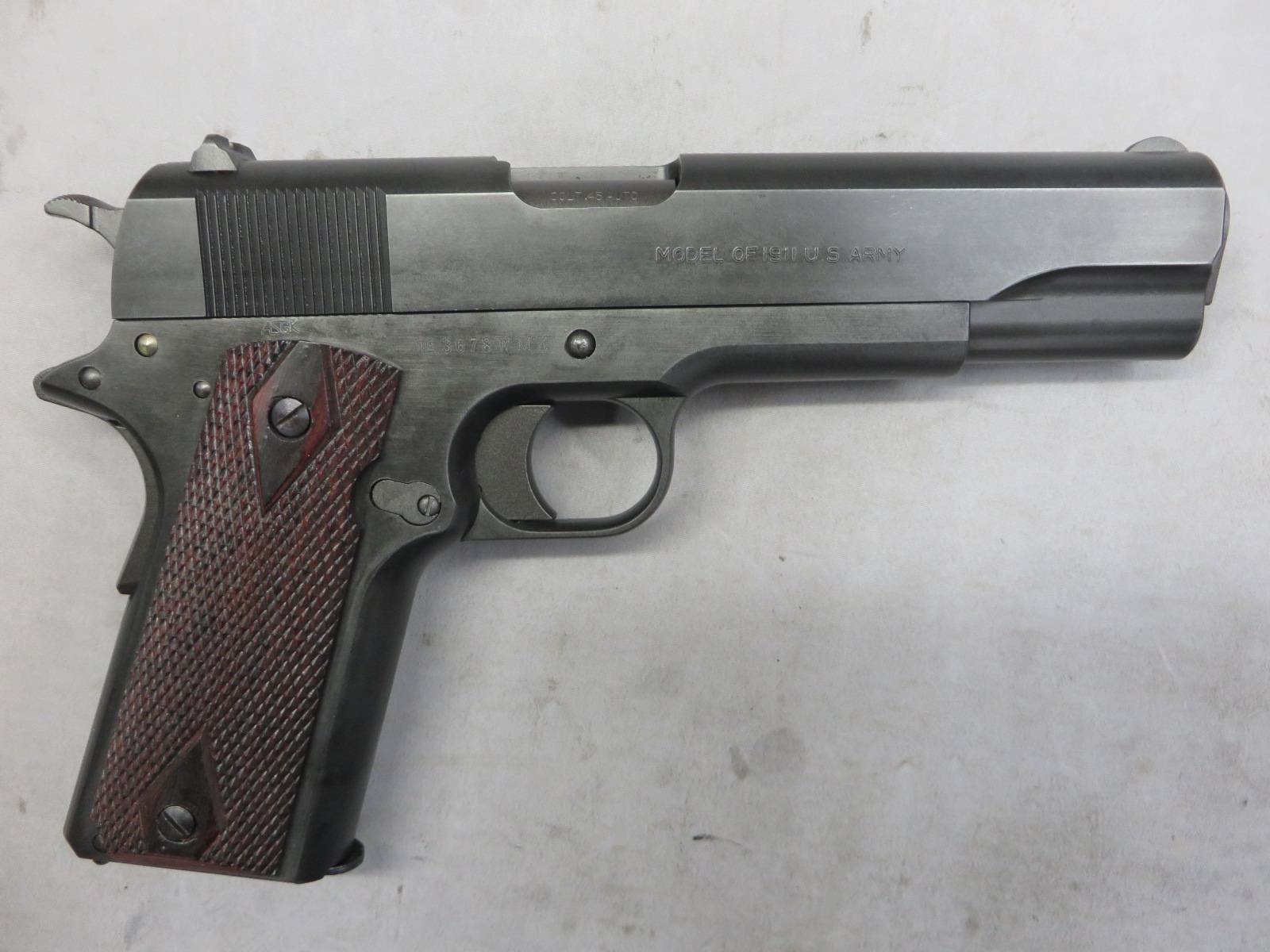 【ウエスタンアームズ】コルトM1911 カーボンブラック HW