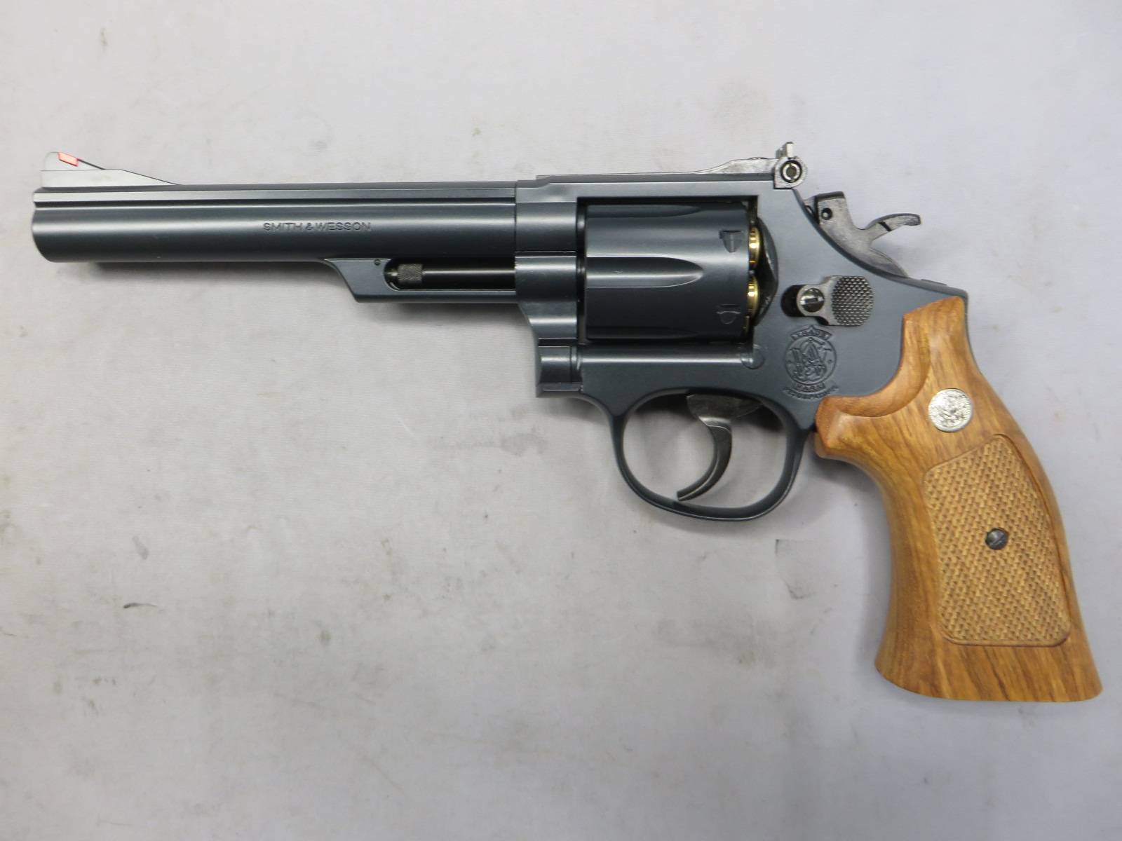 【東京マルイ】S&W M19 6in・木製グリップ・カート式 カスタム