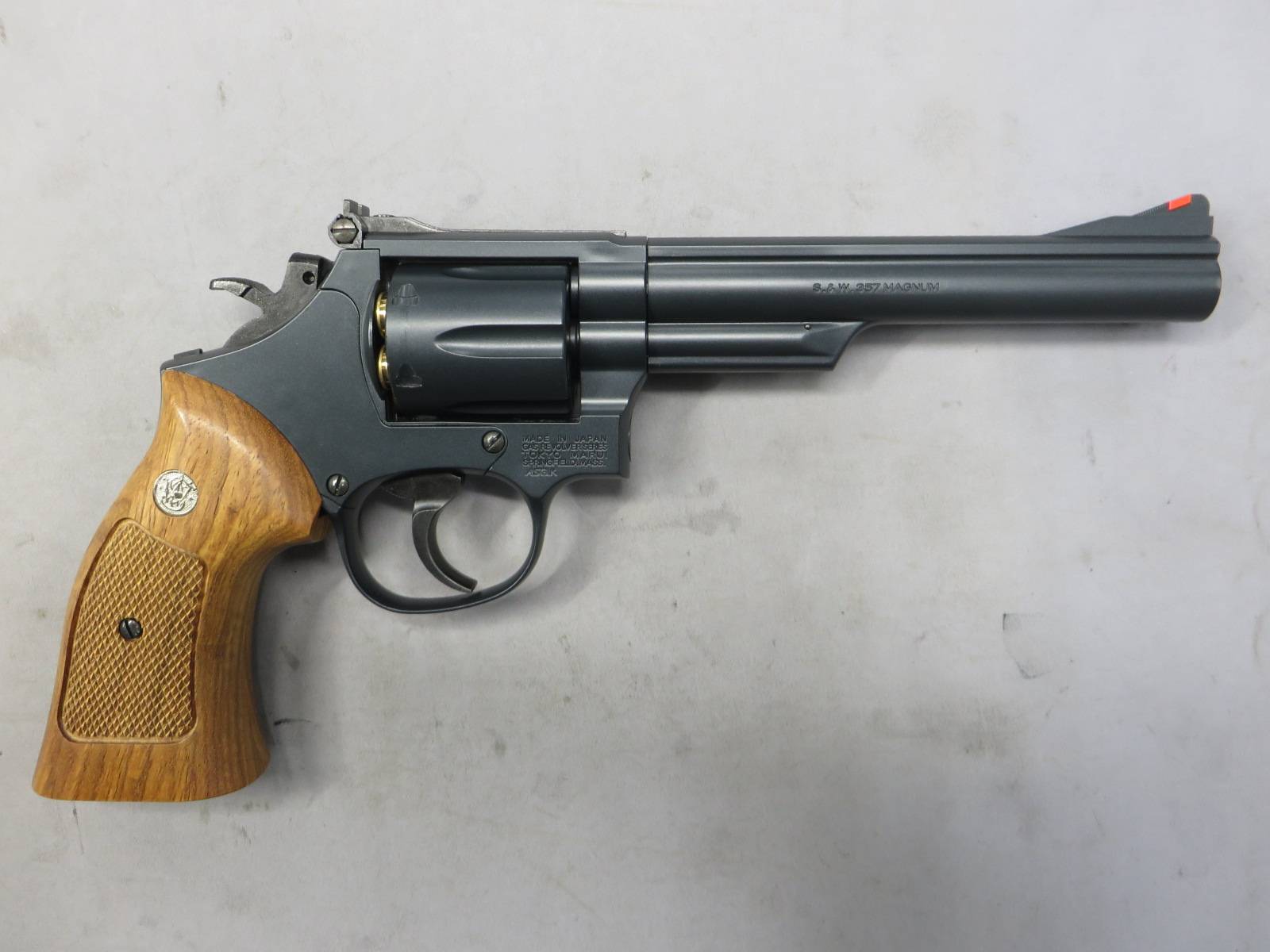 【東京マルイ】S&W M19 6in・木製グリップ・カート式 カスタム