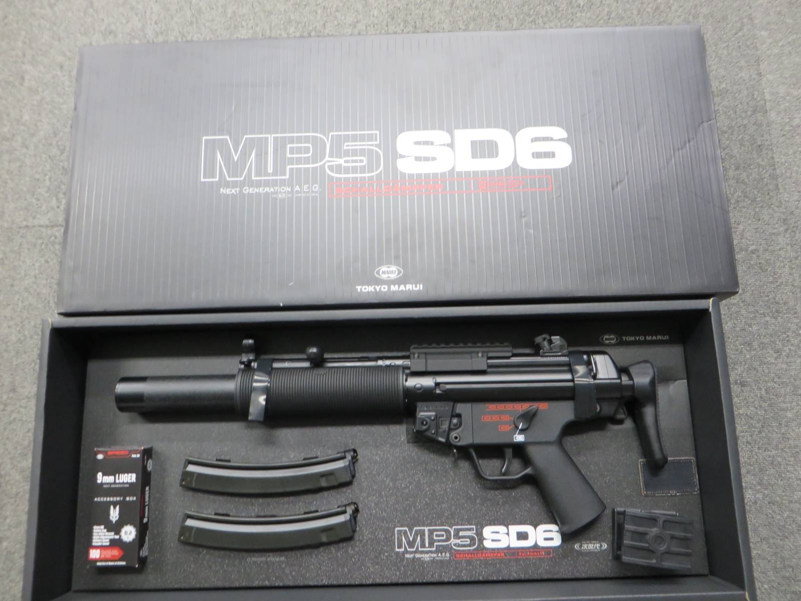 【東京マルイ】MP5SD6・マウントベース ・ スペアマガジン・クリップ 次世代電動ガン　