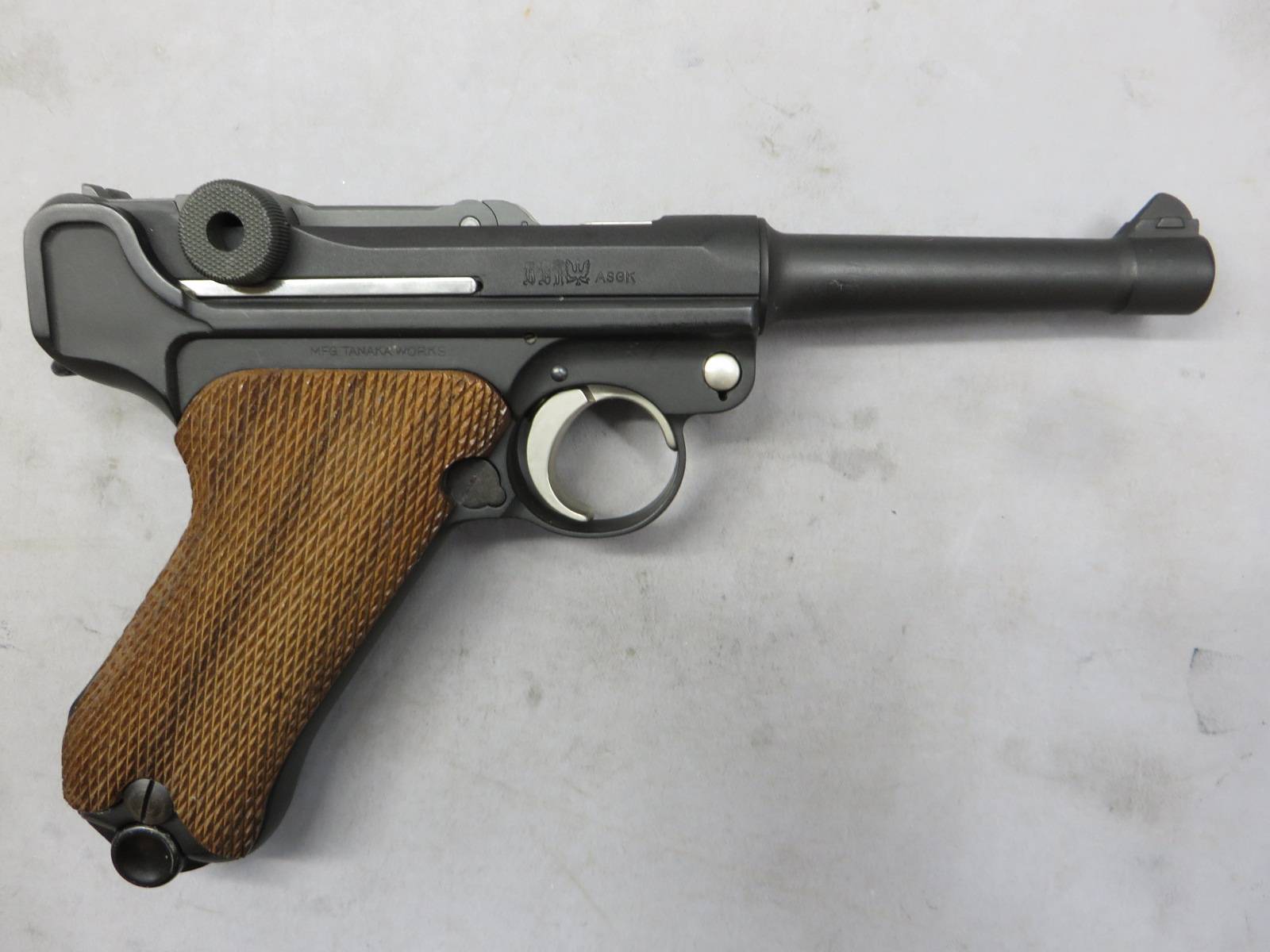 【タナカ】ルガーP08 4in ABS・木製グリップ