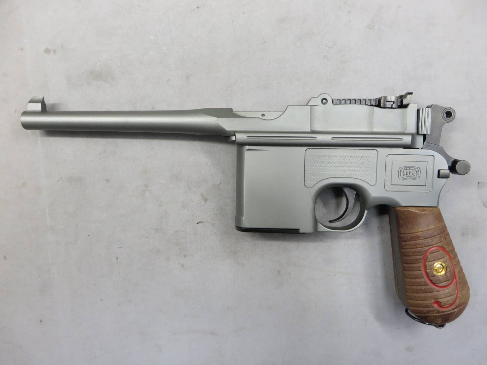 【Action】モーゼル C96 RED9 ブローバック Kitモデル（組立済み）・快音　モデルガン