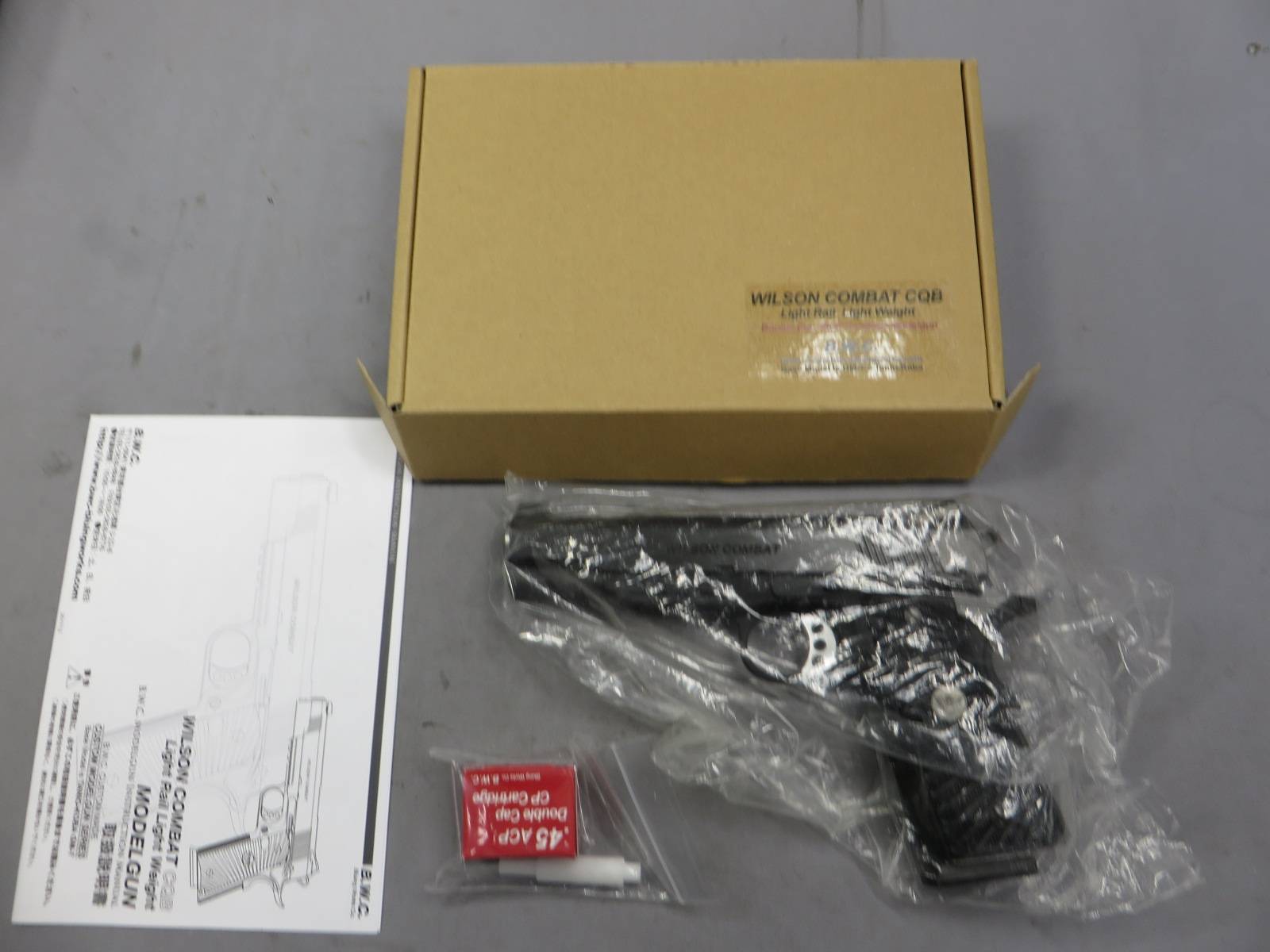 【BWC】ウィルソン コンバット CQB LightRail LightWeight 28挺限定 モデルガン