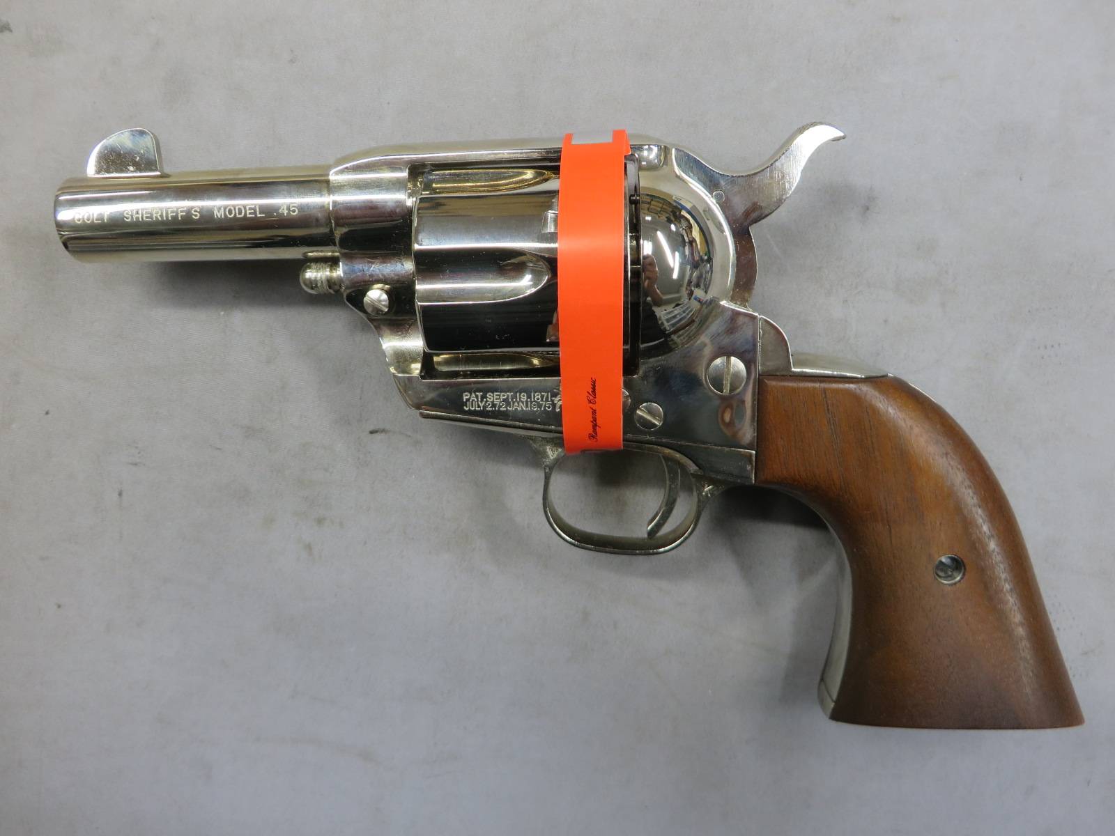 【ランパントクラシック】コルトSAA.45 3in シェリフモデル 2nd Gen Late Type ニッケル モデルガン
