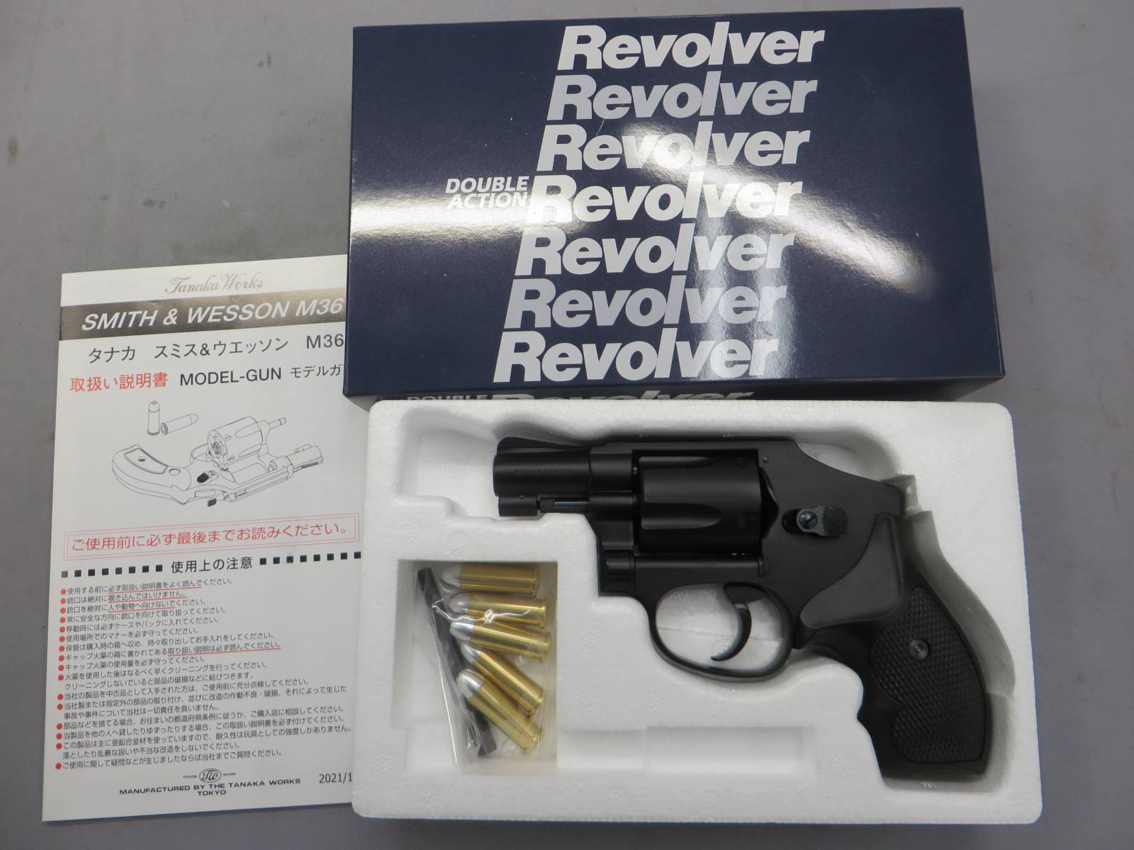 【タナカ】 S&W M442 センチニアル エアーウエイト HW Ver.2 モデルガン