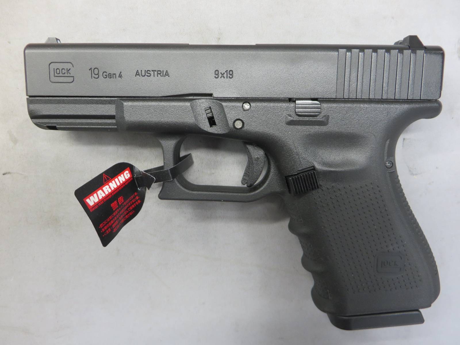 【東京マルイ】グロック19 Gen.4・Guarder リアル刻印フレーム組込・G19 Glock19