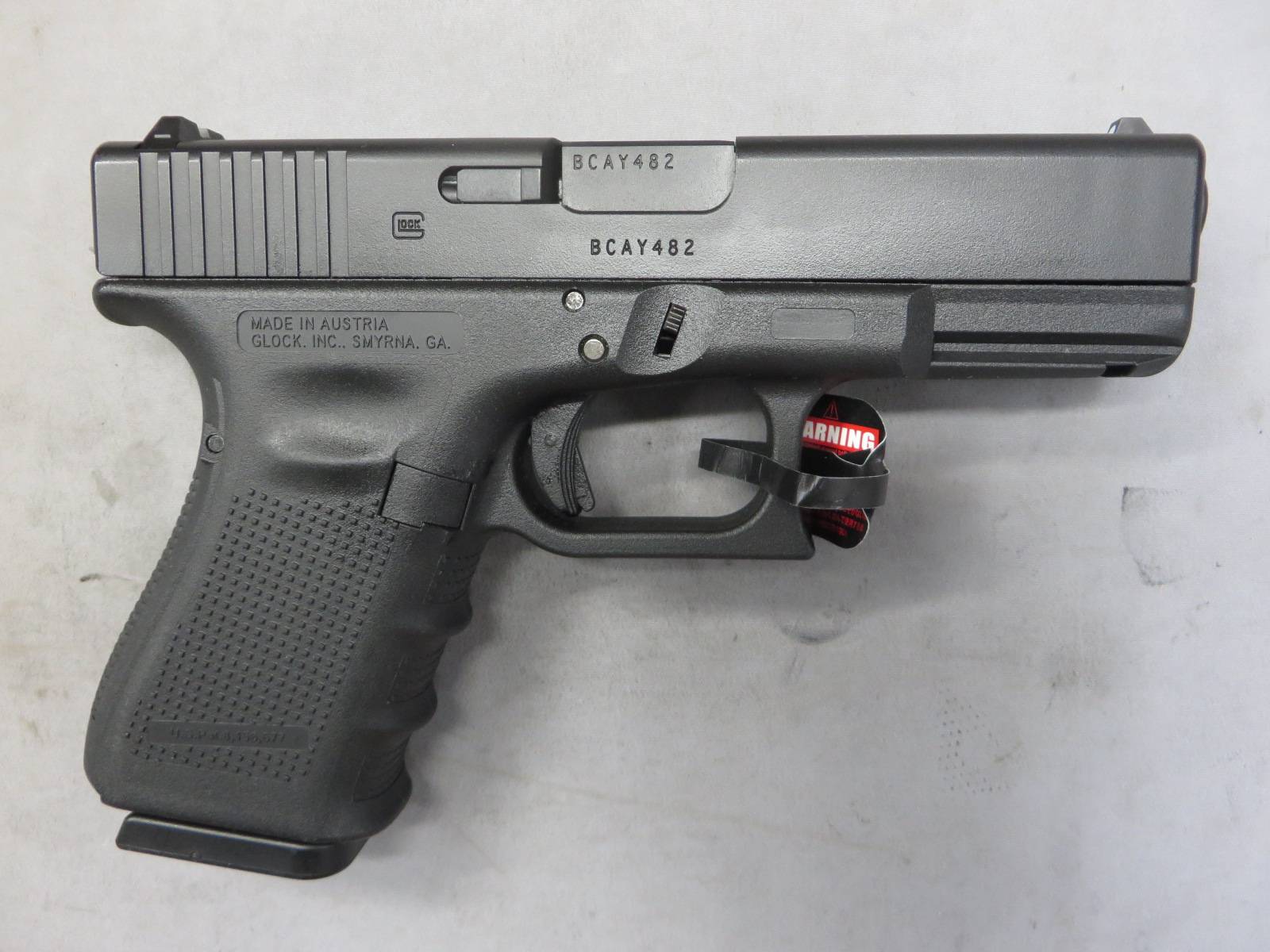 【東京マルイ】グロック19 Gen.4・Guarder リアル刻印フレーム組込・G19 Glock19