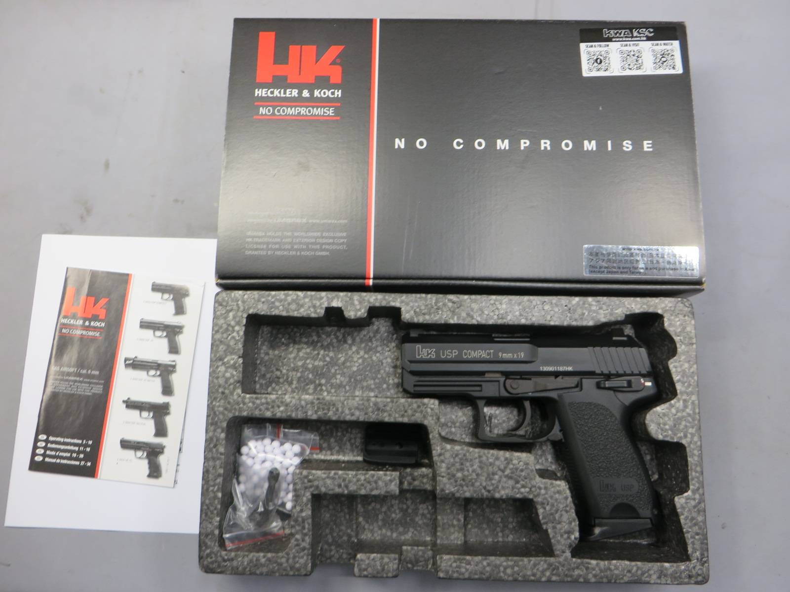 【KWA】H&K USPコンパクト メタルスライド