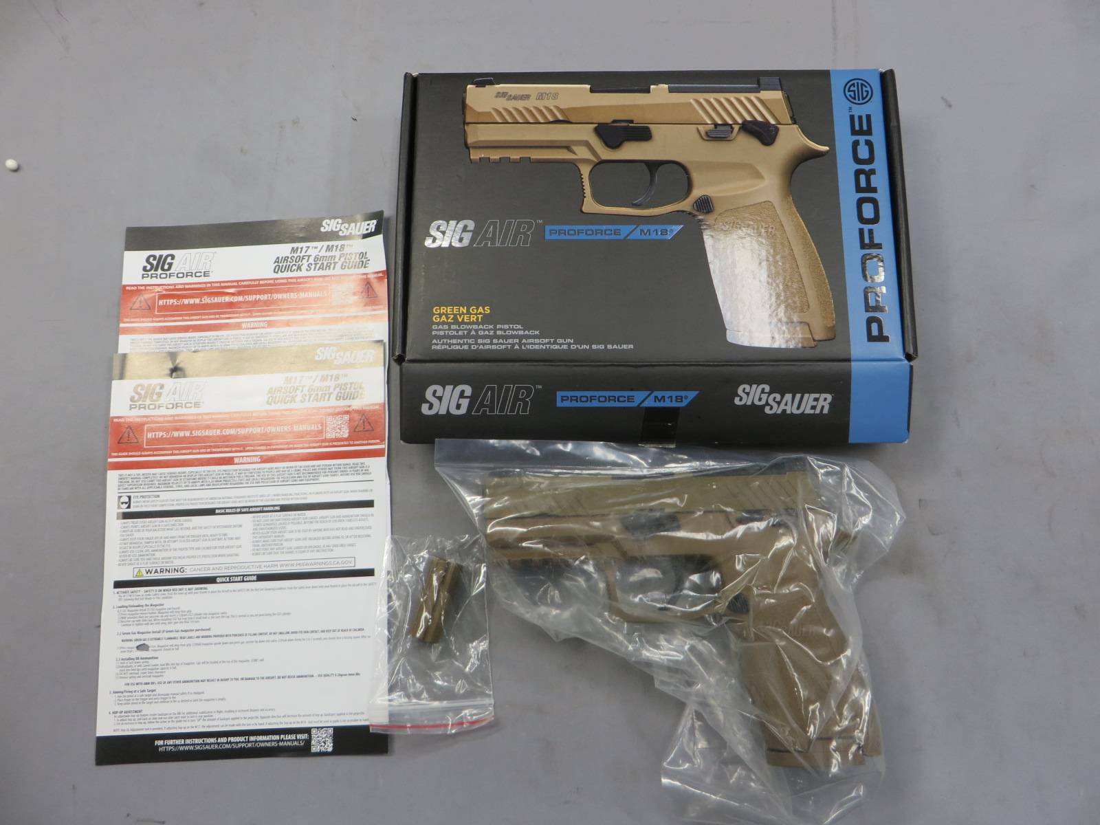 【SIG AIR・VFC】SIG M18 PROFORCE・メタルスライド