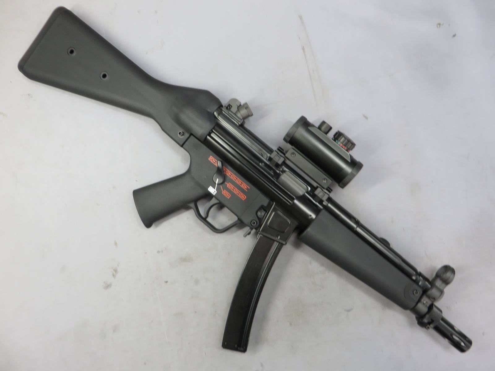 【WE】H&K MP5A2 GBB・ダットサイト・マウント・ガンケース