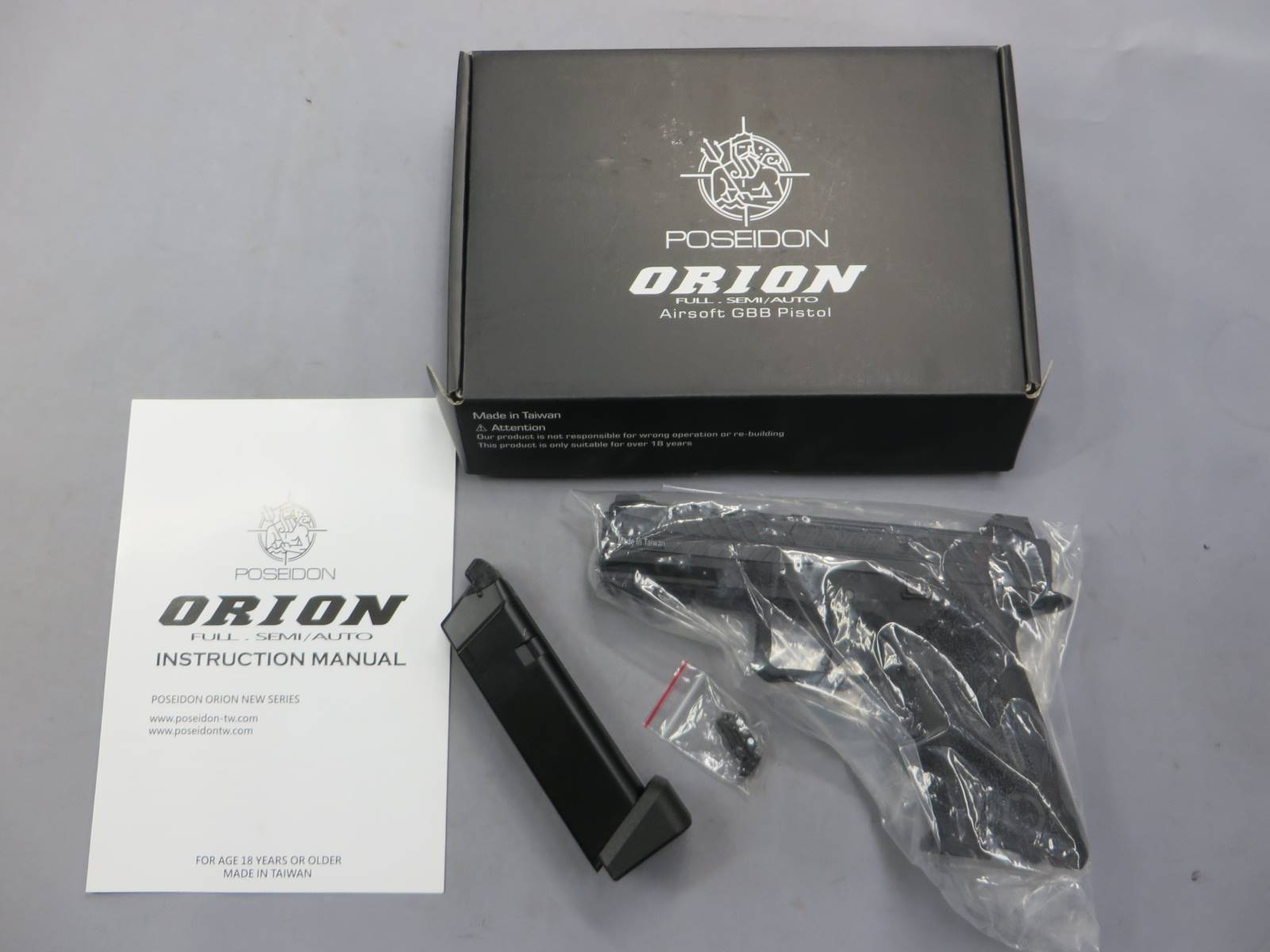 【POSEIDON】Orion 2 ブラック  / メタルスライド