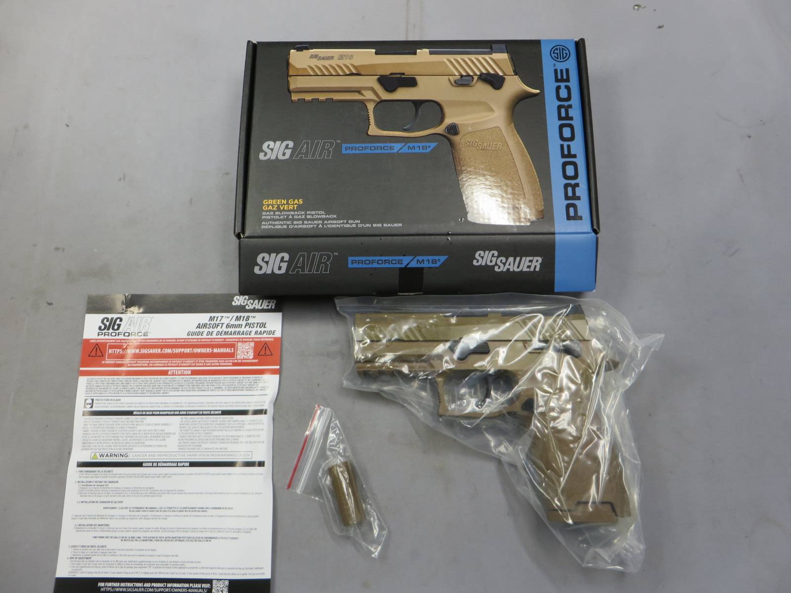 【SIG AIR・VFC】SIG M18 PROFORCE・メタルスライド