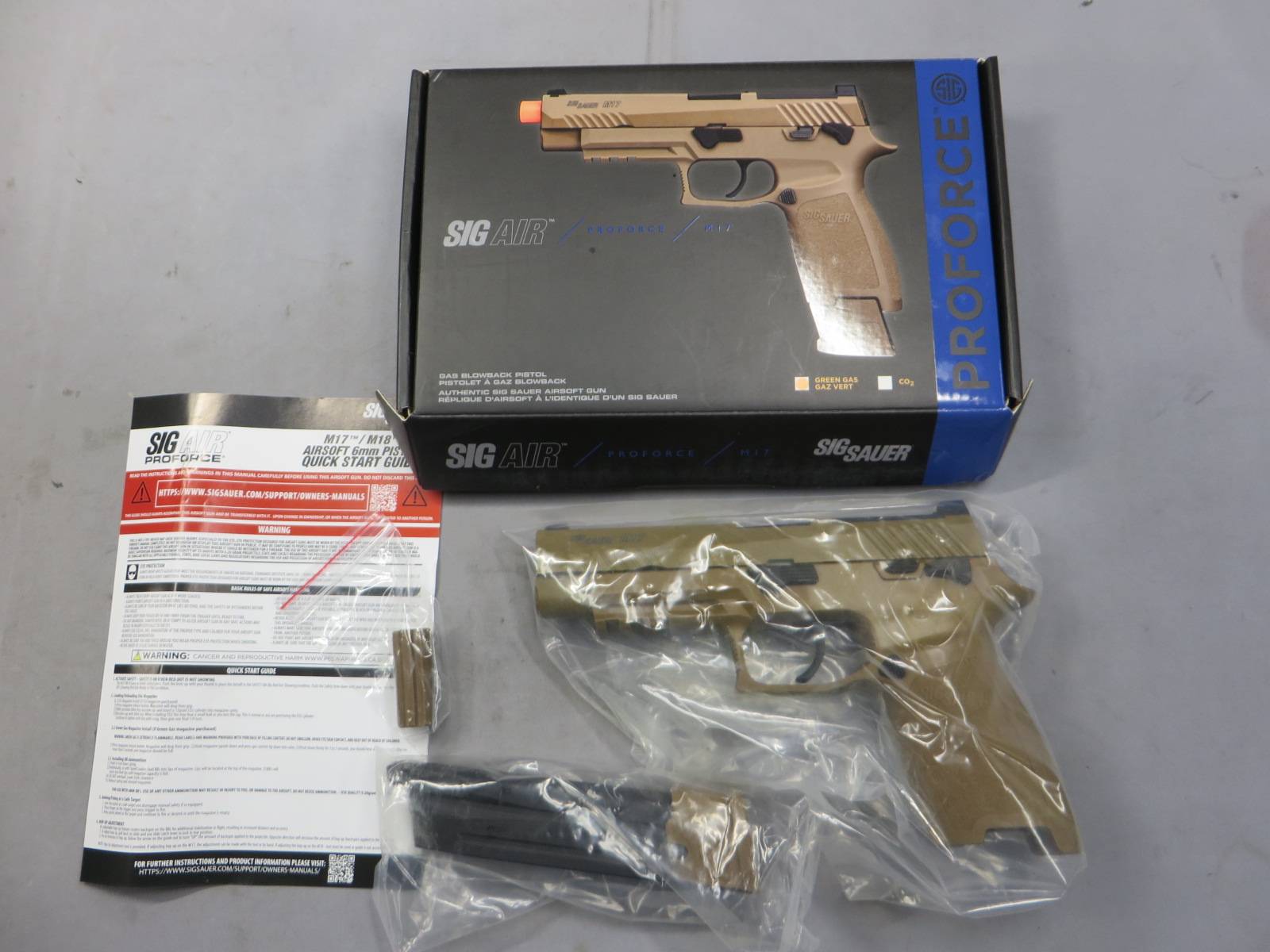 【SIG AIR・VFC】P320-M17 PROFORCE メタルスライド・ SIG SAUER アメリカ陸軍最新型制式採用拳銃