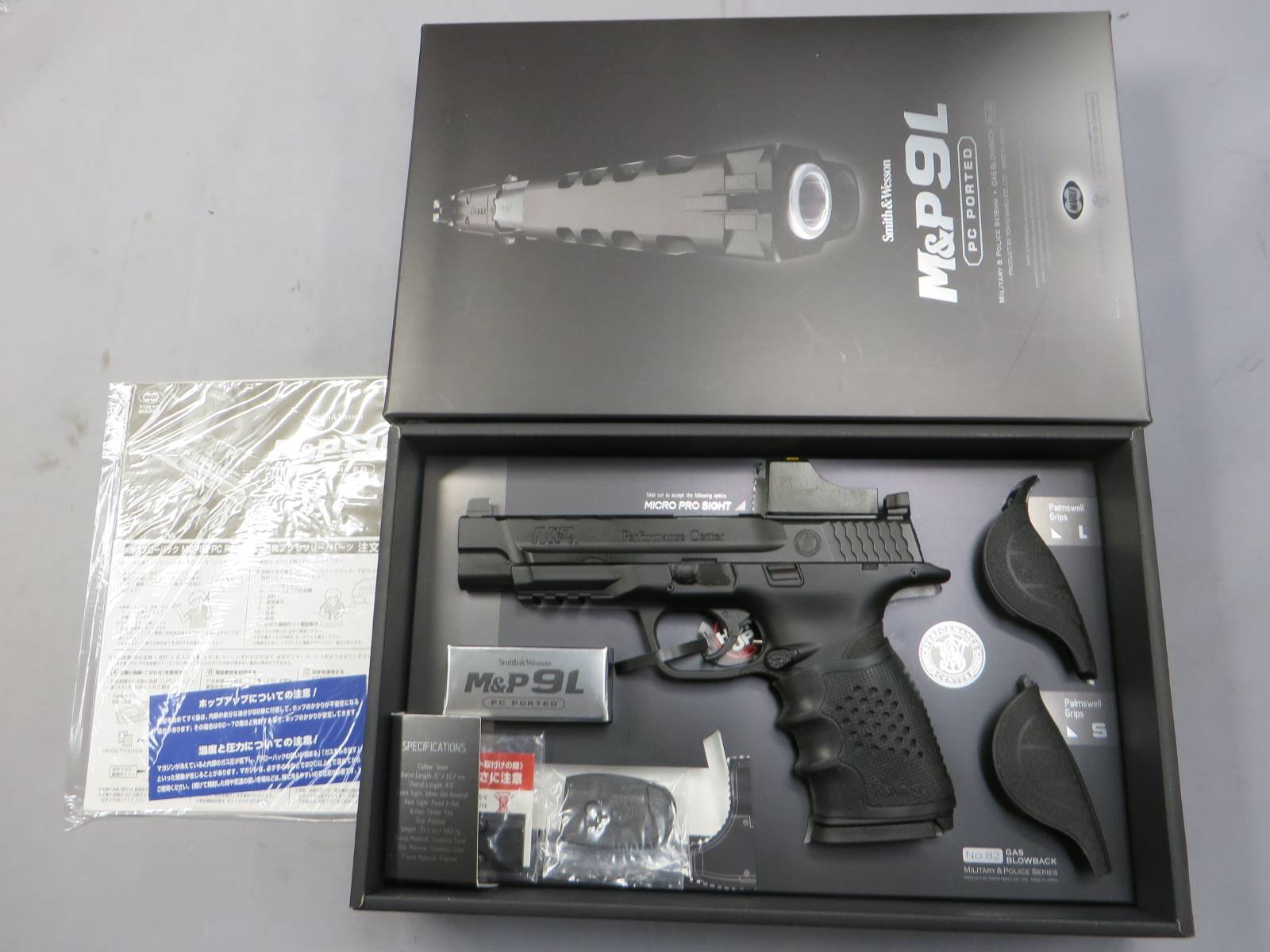 【東京マルイ】S&W M&P 9L PCポーテッド・RMRタイプドットサイト・マウント他カスタム