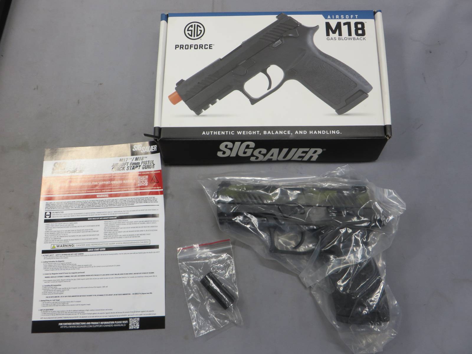 【SIG AIR・VFC】SIG M18 PROFORCE マルチカム塗装 BCSWカスタム・メタルスライド