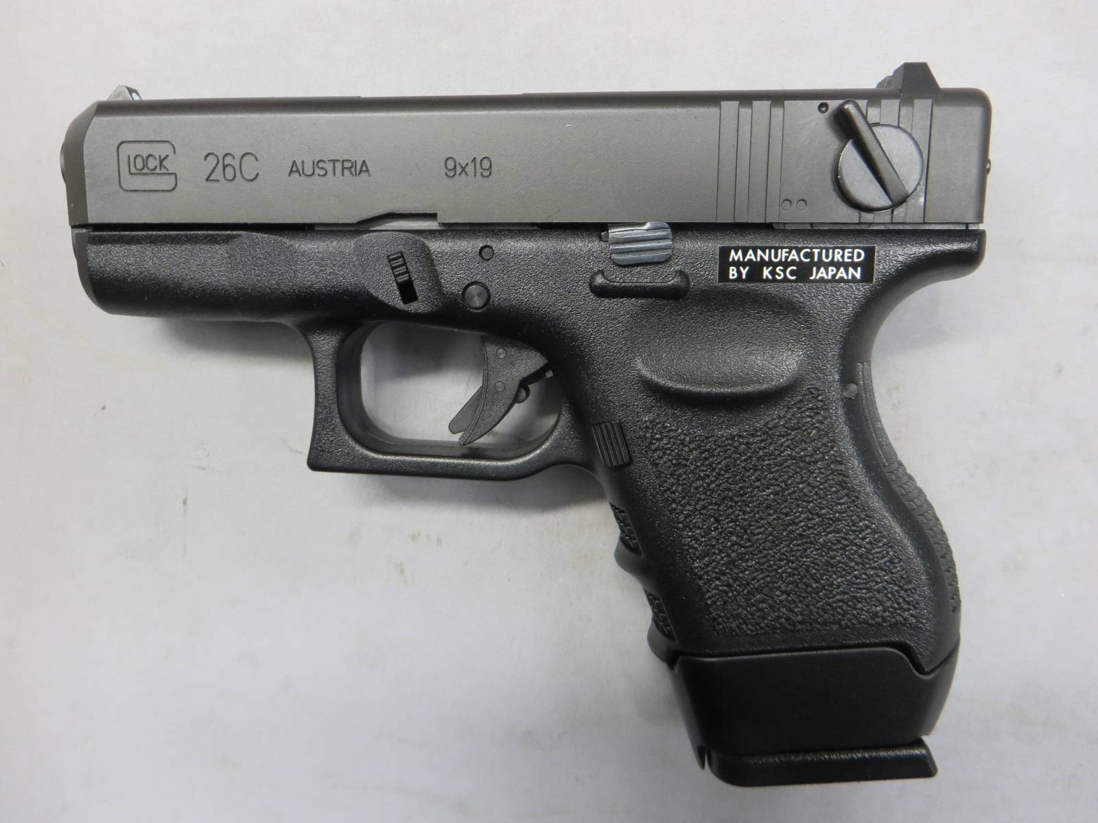 【KSC】グロック26C スライド HW　Glock26C・G26C