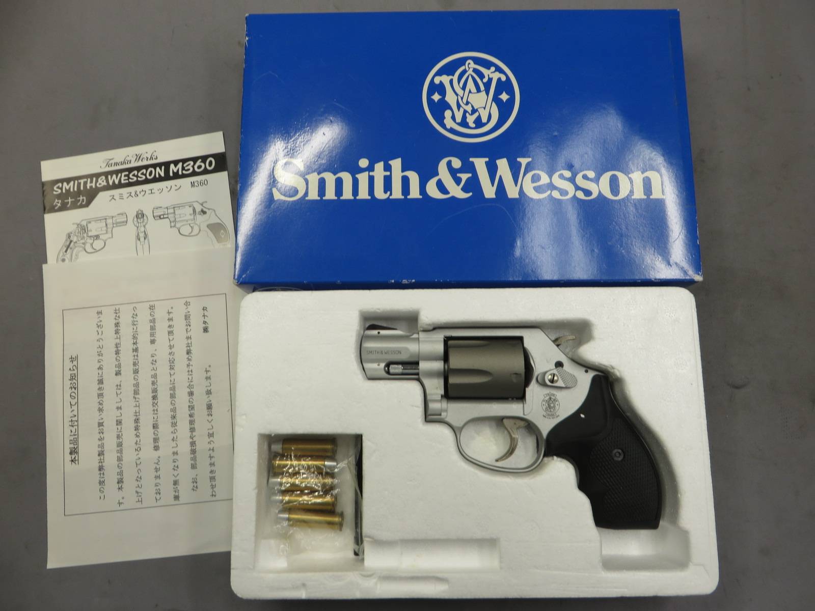 【タナカ】 S&W M360 SC スカンジウム.357マグナム 1-7/8インチ ABS + セラコートフィニッシュ モデルガン