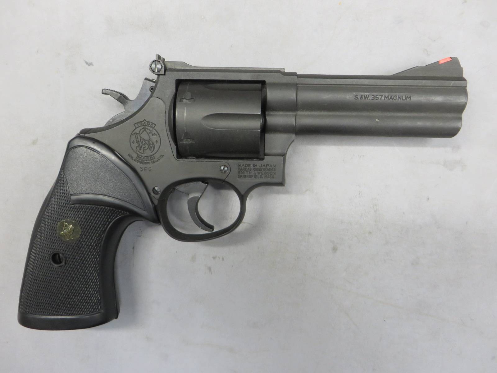 【マルシン】S&W M586 4in ブラック HW・パックマイヤーグリップ　 モデルガン