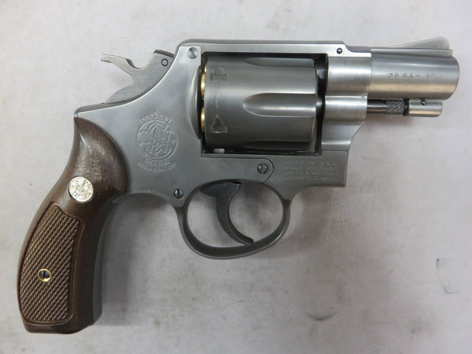 【マルシン】S&W M10 2in エクセレント HW　木目調プラグリップ仕様 リアルXカートリッジ