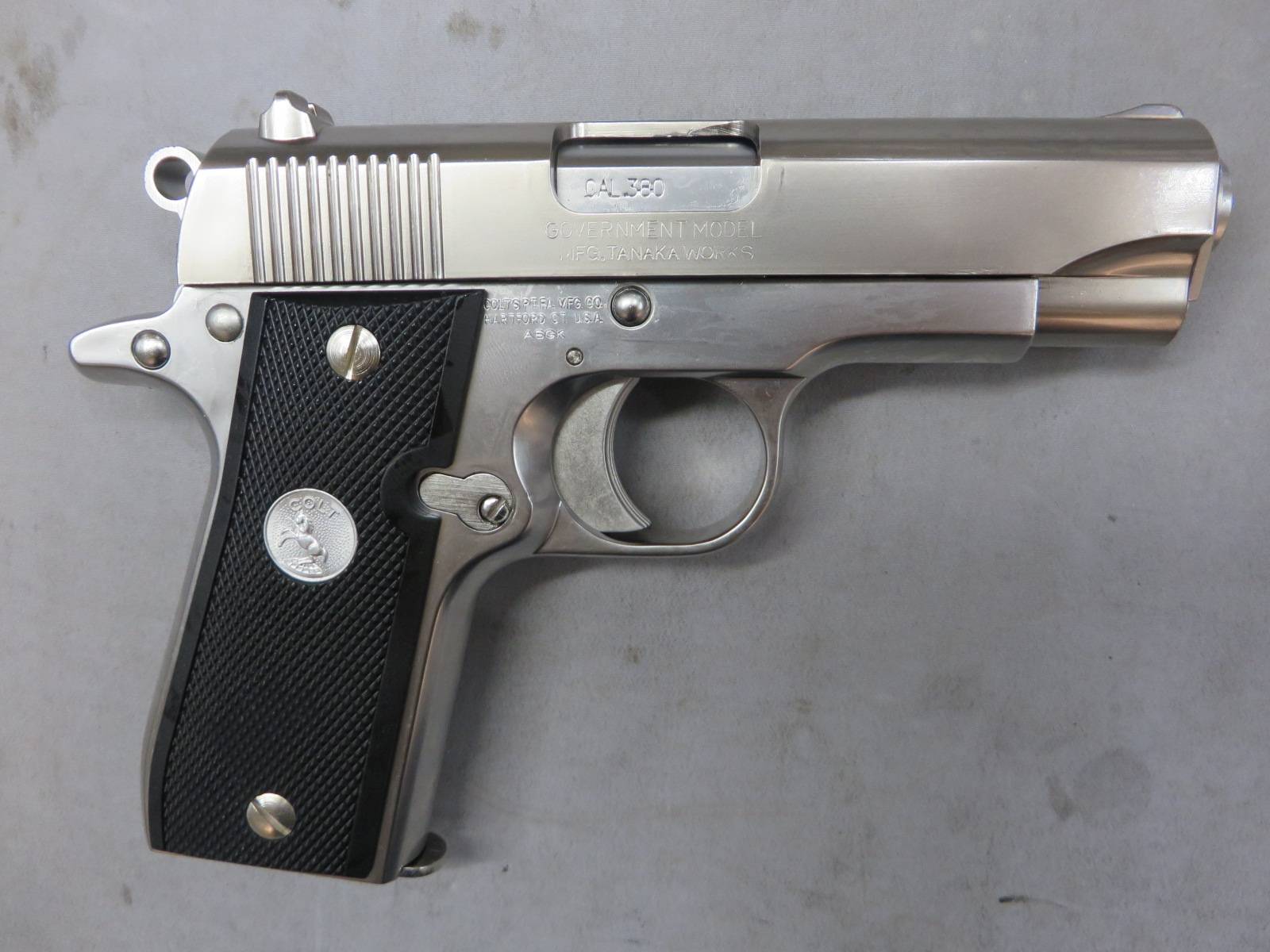 【タナカ】コルト ガバメント.380AUTO ステンレス
