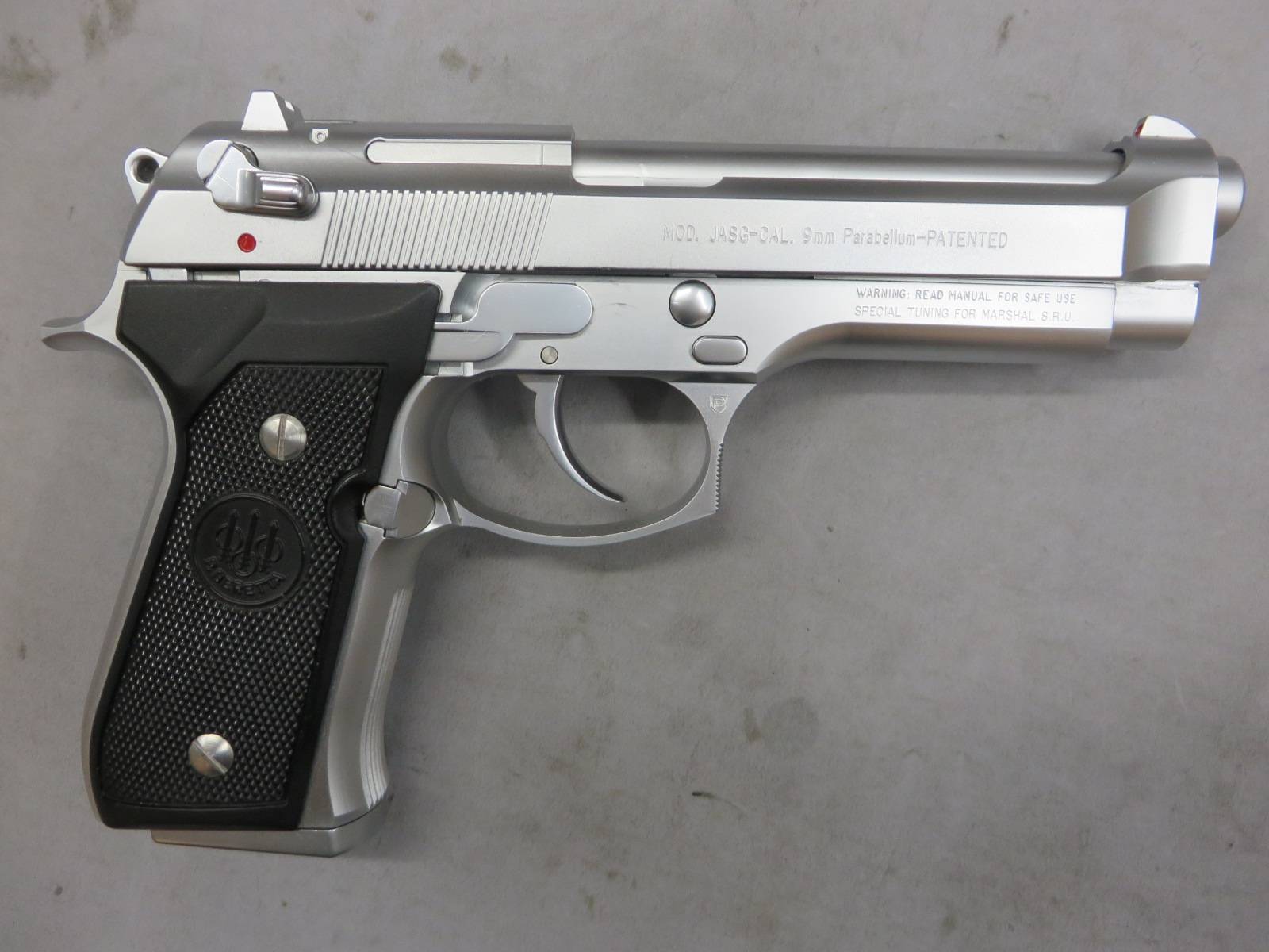 【KSC】M92 INOX・ベレッタ刻印グリップ