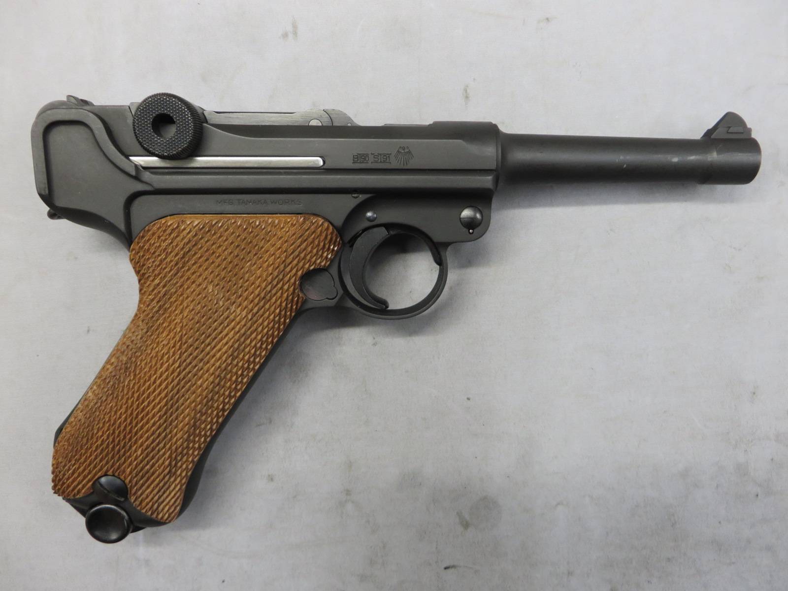 【タナカ】ルガーP08 4in Mauser S/42 Code.K Date 1934 HW・木製グリップ