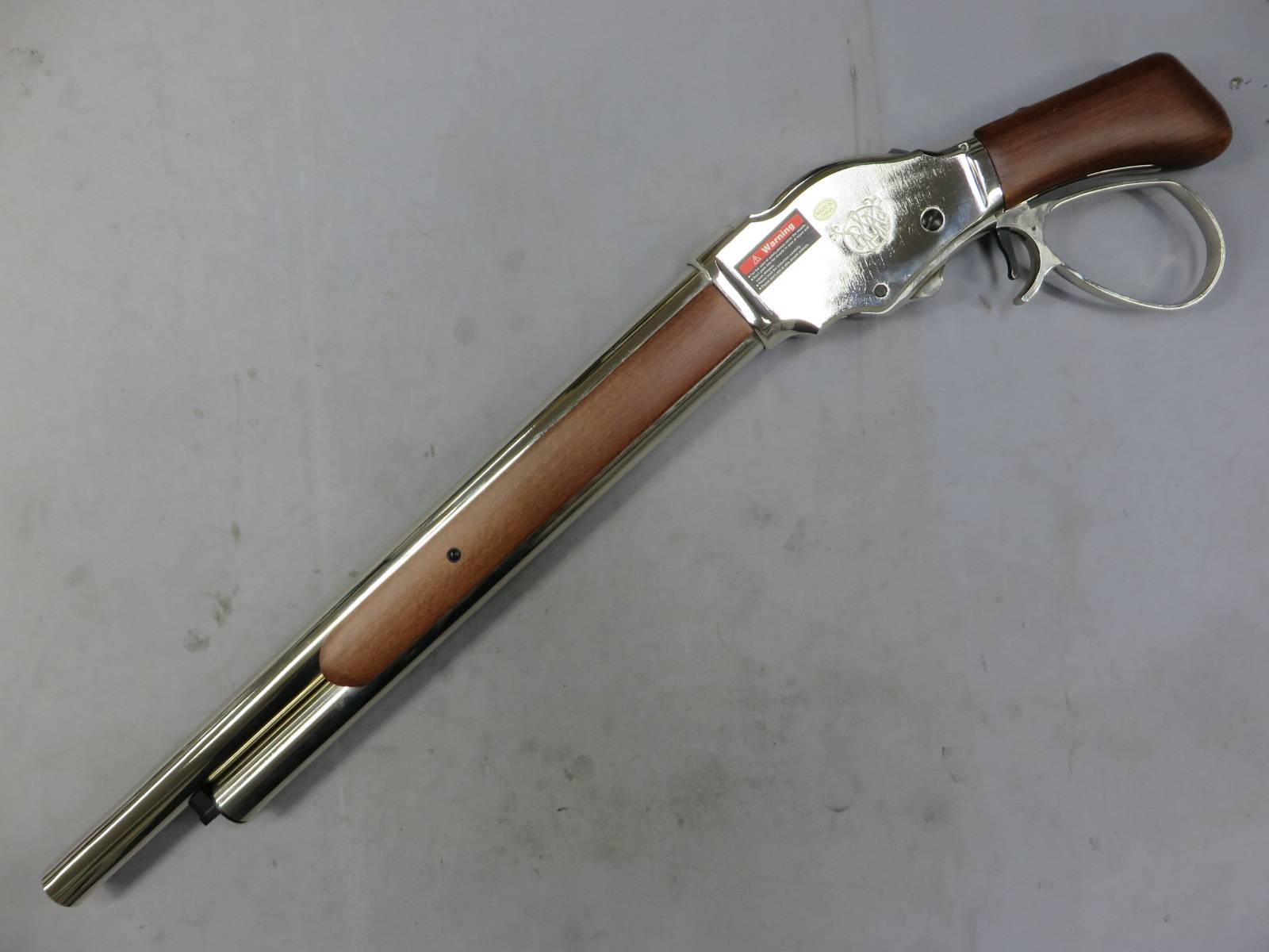 【GoldenEagle】ウィンチェスター M1887 ソードオフ ワイドレバー SV/RW  ライブカート式 ガス・ショットガン