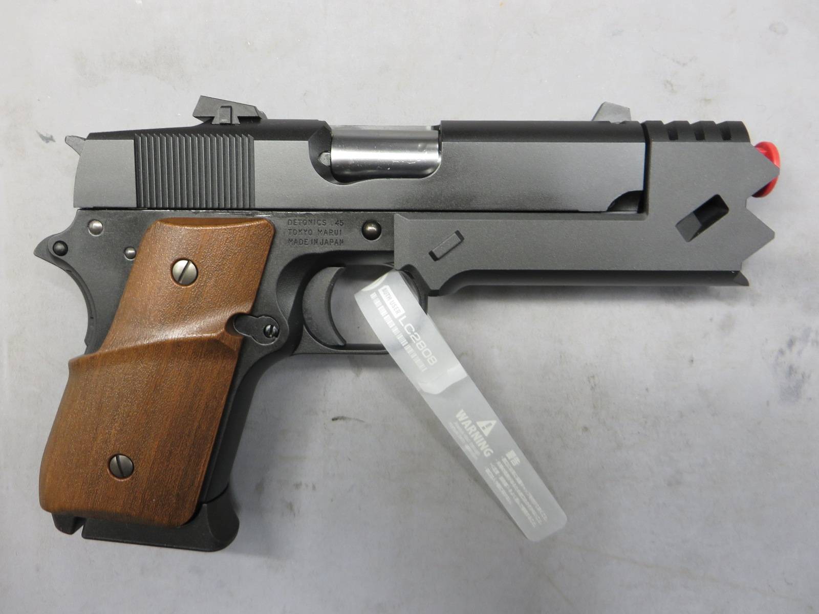 【東京マルイ】千束の銃　リコリス・リコイル　CHISATO`s HANDGUN・木製グリップ・アルミアウターバレル