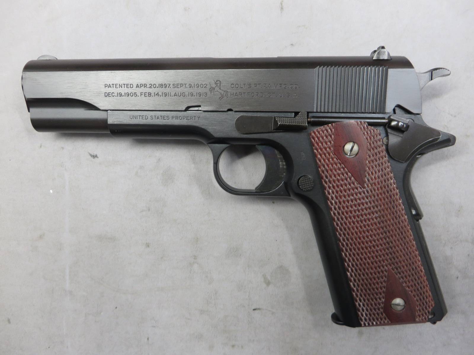 【ウエスタンアームズ】コルトM1911 ブラックアーミー ウッドグリップ