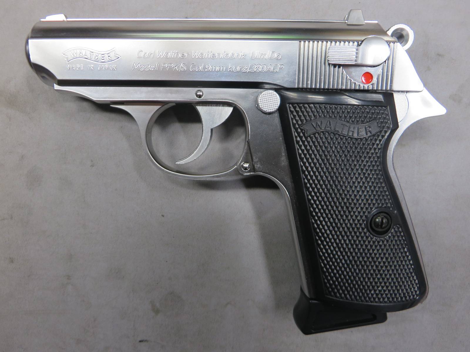 【マルゼン】ワルサー ニューPPK/S ステンレスモデル