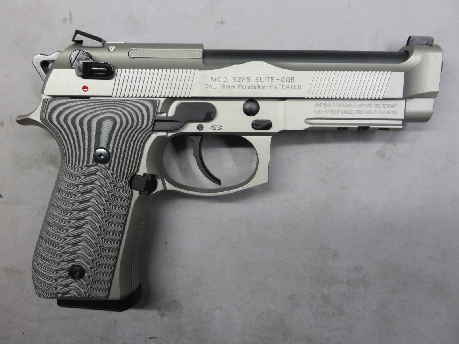 【ウエスタンアームズ】ベレッタM92FS ブリガディア エリート G10グリップ