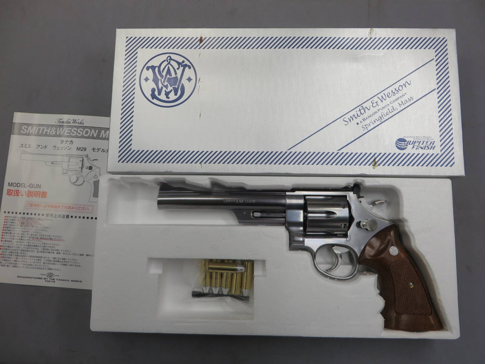 【タナカ】S&W M629 6.5in HW ステンレス ジュピターフィニッシュ Ver.2 モデルガン