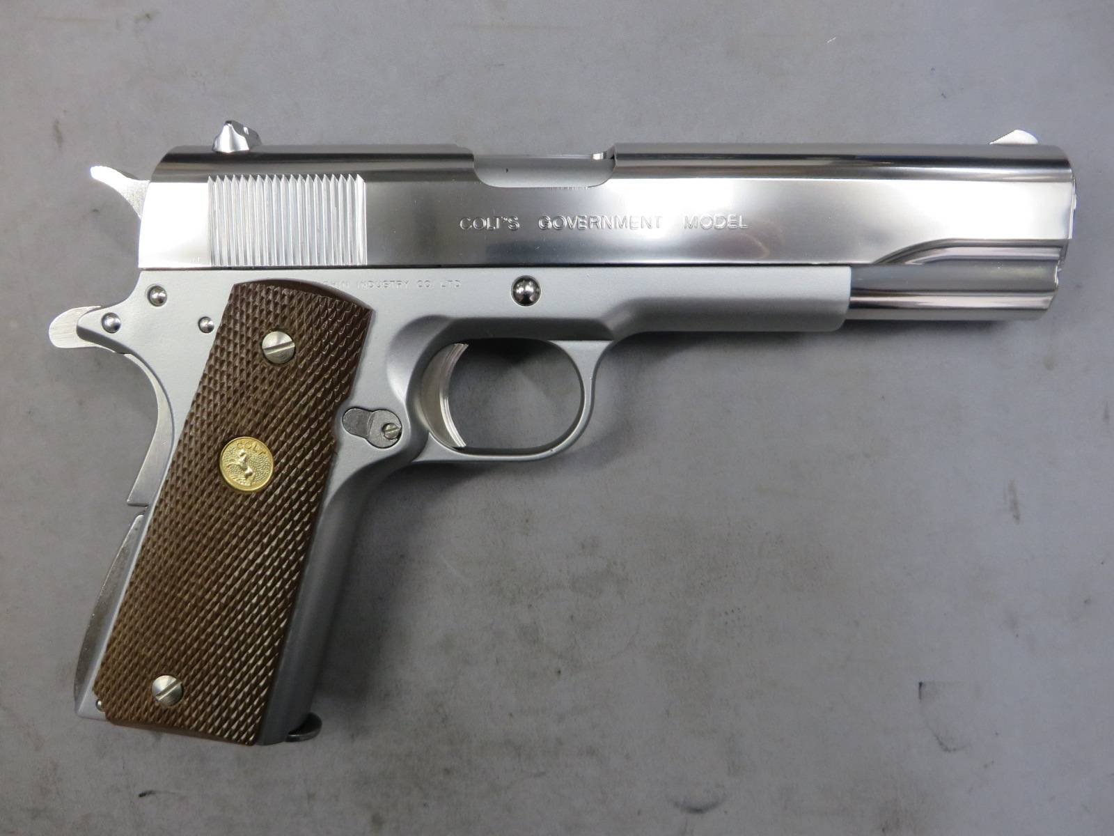 【マルシン】コルト ガバメント MK4 シリーズ70 シルバー ABS  モデルガン