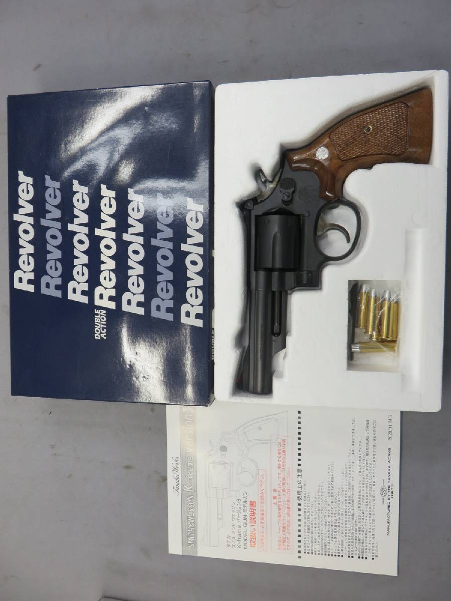 【タナカ】S&W M19 コンバットマグナム 4in HW Ver.3 カスタム モデルガン