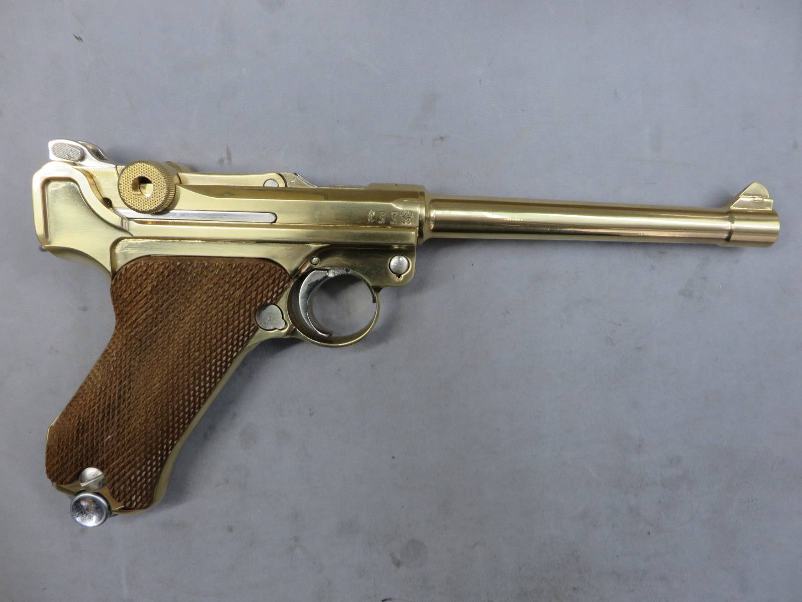 【マルシン】ルガーP08 6in 木製グリップ SMG・金属モデルガン